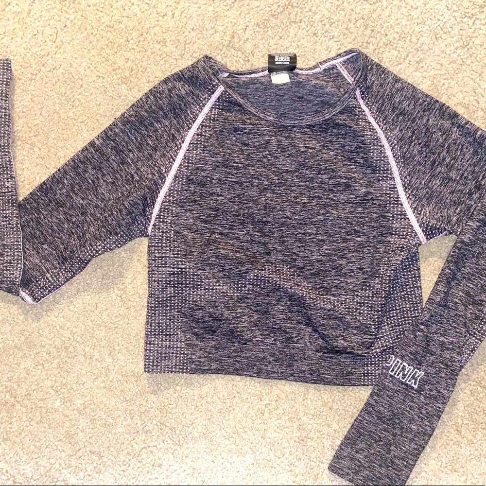 Victoria secret PINK seamless long sleeve size small